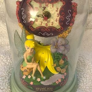 Disney TinkerBell Glass Dome Clock